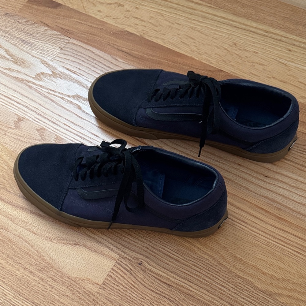 Vans Dark Blue and Black Sneakers